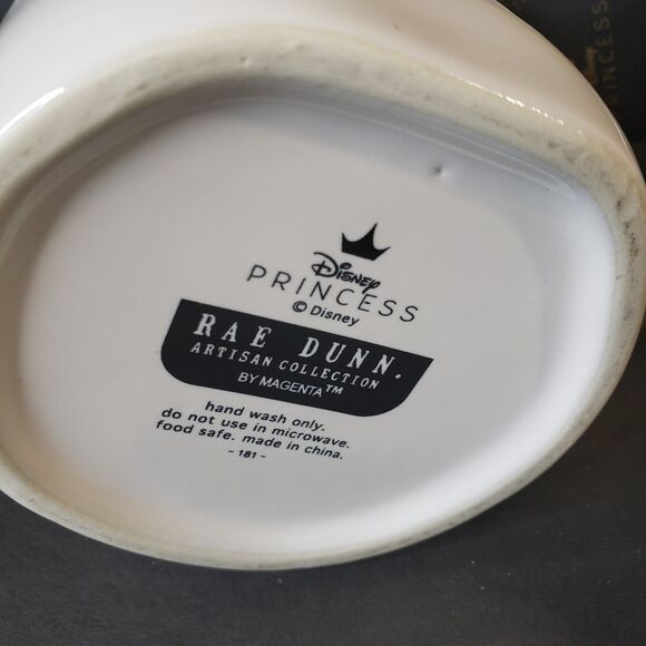 New Rae Dunn Disney Princess Collectible Aladdin Jasmine Double Sided Mug - Picture 3 of 7